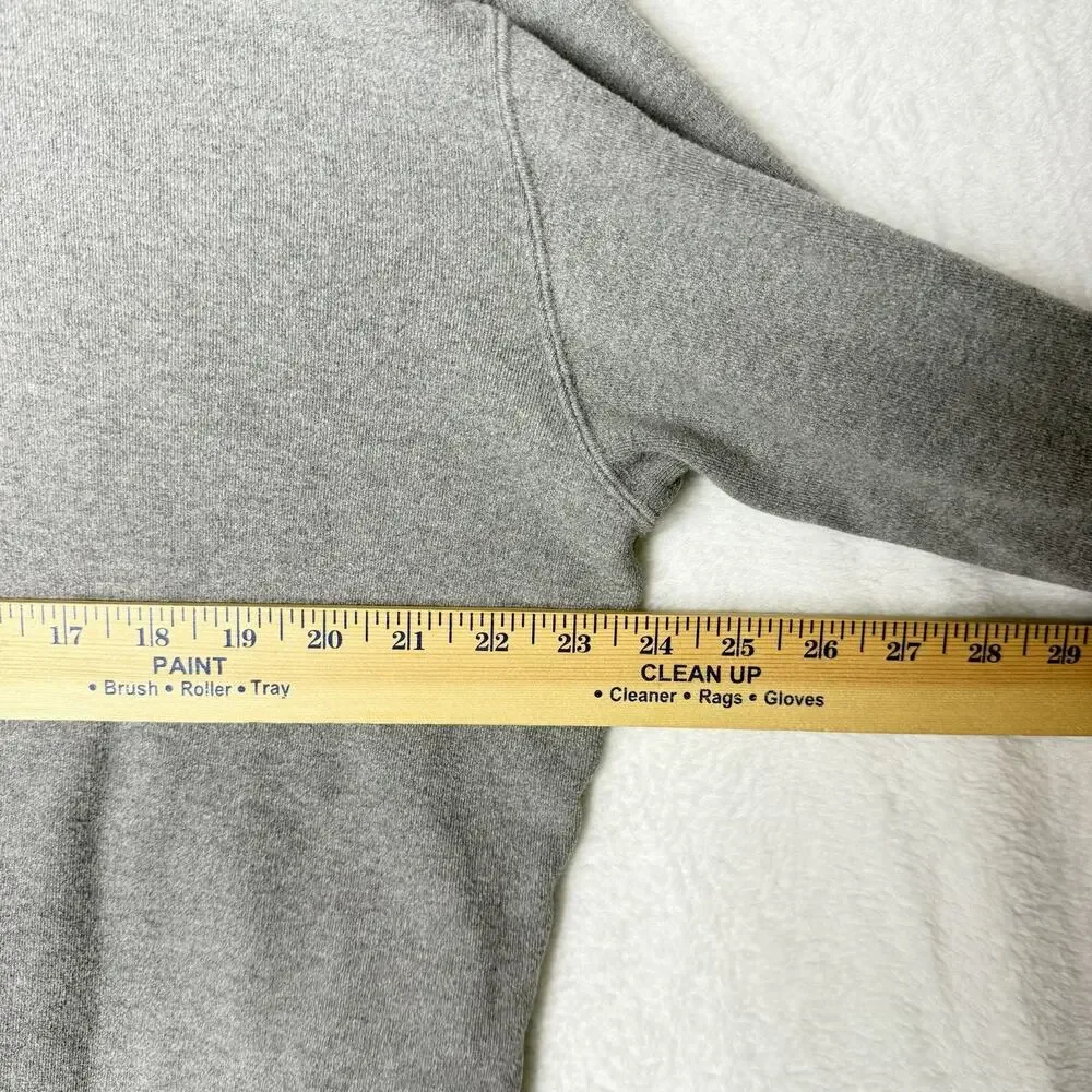 Peter Millar Golf 1/4 Zip Gray Pullover Sweatshirt Blue Collar Men's Size M